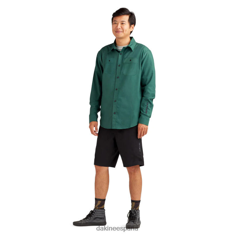 camisa de franela cargador abeto verde Dakine hombres ropa 2VTF0X58 - Image 3