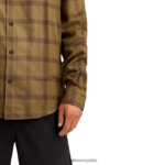 camisa de franela cargador campamento a cuadros marrones Dakine hombres ropa 2VTF0X57 - Image 5