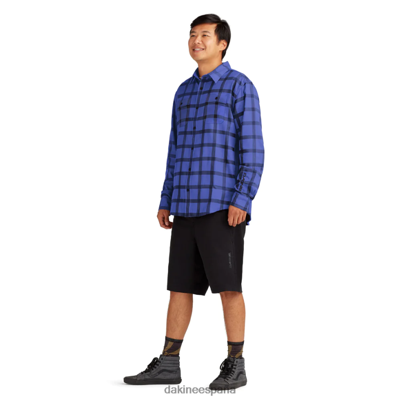 camisa de franela cargador tubo de tela escocesa púrpura Dakine hombres ropa 2VTF0X60 - Image 3