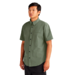 camisa de manga corta con botones de sotavento turba verde Dakine hombres ropa 2VTF0X63