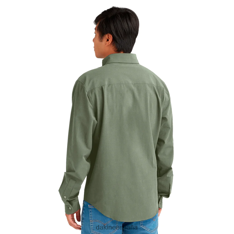 camisa de manga larga con botones de sotavento turba verde Dakine hombres ropa 2VTF0X66 - Image 2