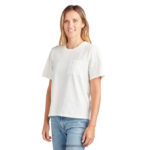 camiseta de manga corta con bolsillo pesado cruiser surfear blanco Dakine mujer ropa 2VTF0X357
