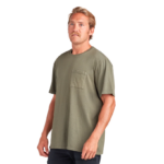 camiseta de manga corta con bolsillo pesado cruiser turba verde Dakine hombres ropa 2VTF0X199 - Image 2