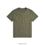 camiseta de manga corta con bolsillo pesado cruiser turba verde Dakine hombres ropa 2VTF0X199