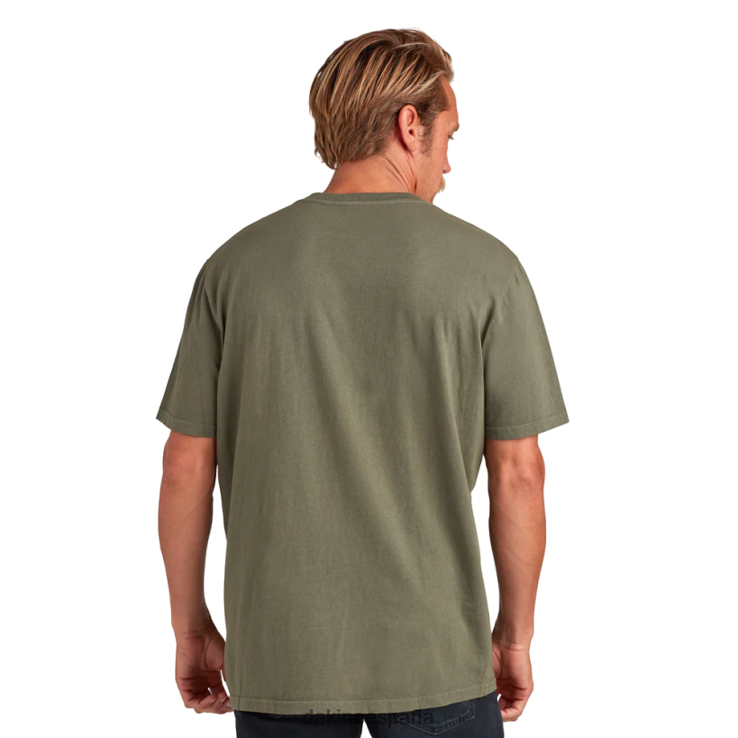 camiseta de manga corta con bolsillo pesado cruiser turba verde Dakine hombres ropa 2VTF0X199 - Image 4