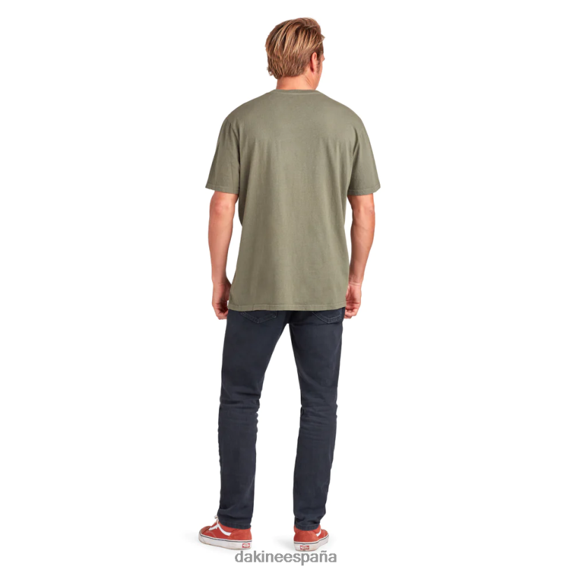 camiseta de manga corta con bolsillo pesado cruiser turba verde Dakine hombres ropa 2VTF0X199 - Image 5
