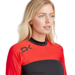 Camiseta de manga larga con ajuste ceñido HD rojo rasgando Dakine unisexo ropa 2VTF0X343 - Image 7