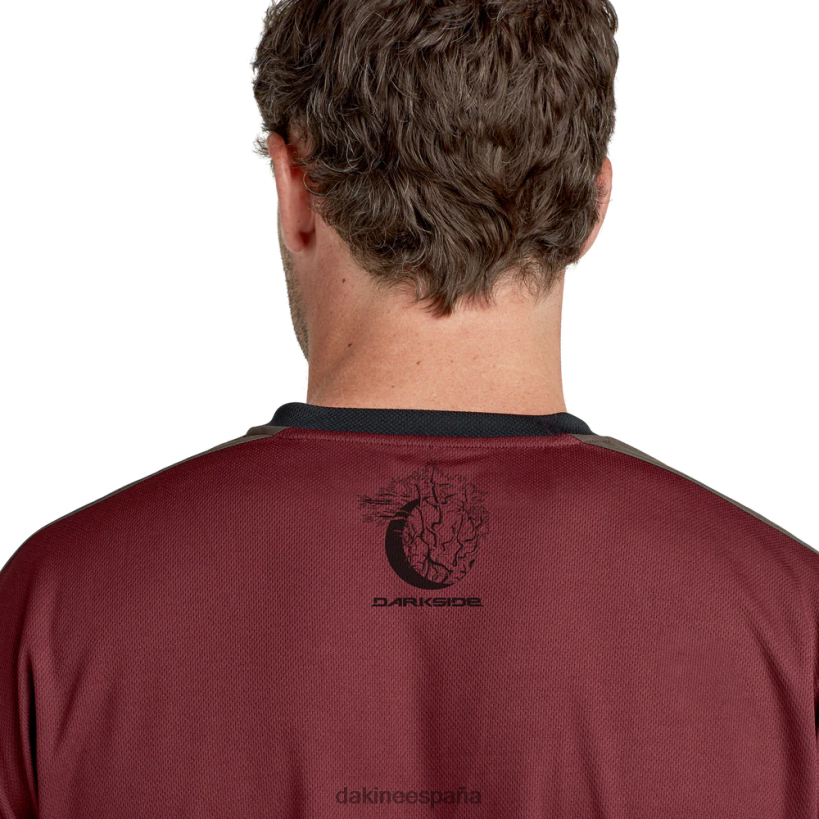 camiseta de manga larga del lado oscuro aterrizaje granate Dakine hombres ropa 2VTF0X158 - Image 5