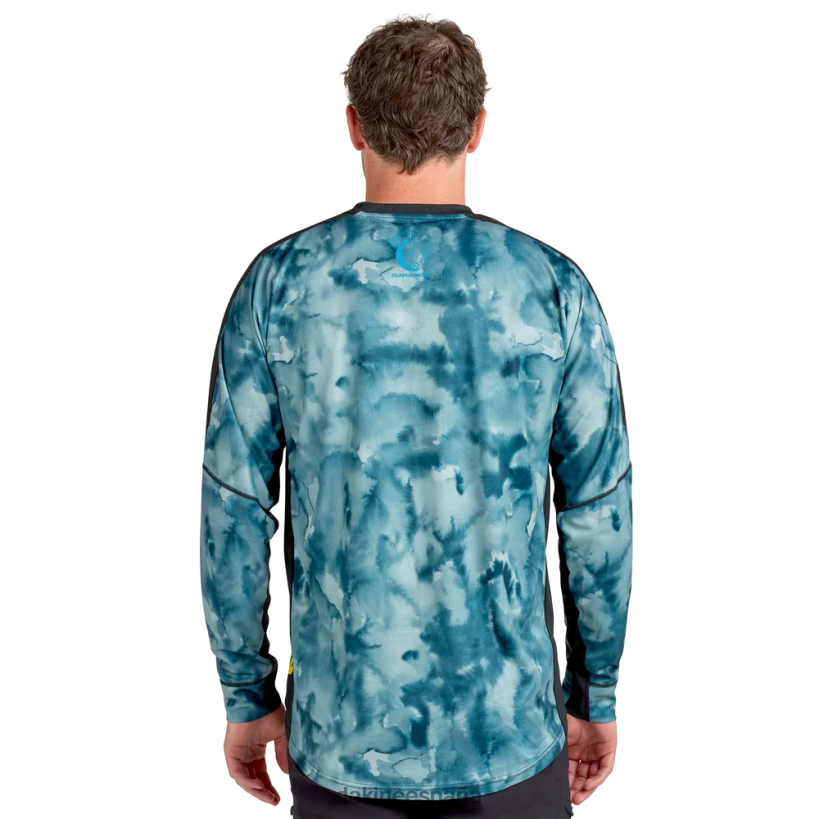 camiseta de manga larga del lado oscuro impresión índigo Dakine hombres ropa 2VTF0X157 - Image 2