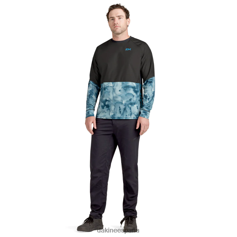 camiseta de manga larga del lado oscuro impresión índigo Dakine hombres ropa 2VTF0X157 - Image 5
