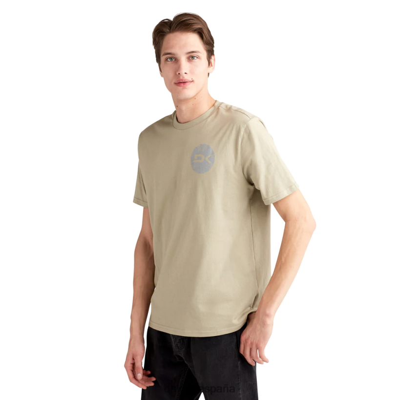 camiseta manga corta ondas globales tierra caqui Dakine hombres ropa 2VTF0X214 - Image 2