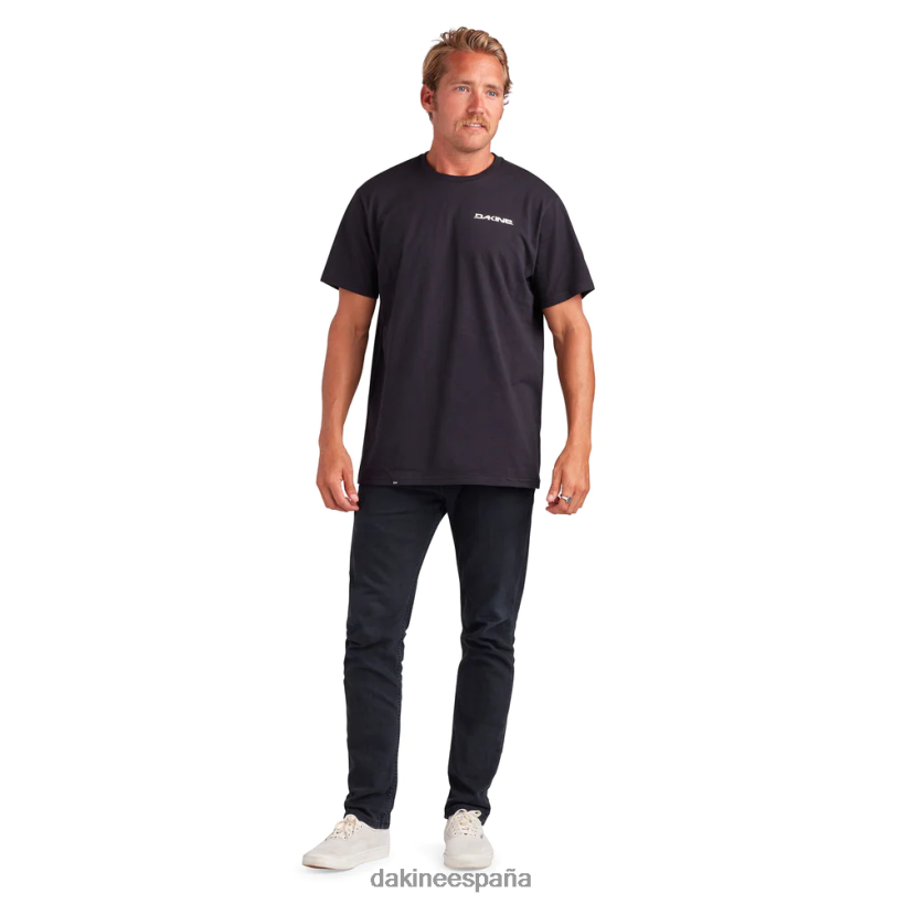 camiseta manga corta pollard negro Dakine hombres ropa 2VTF0X195 - Image 2