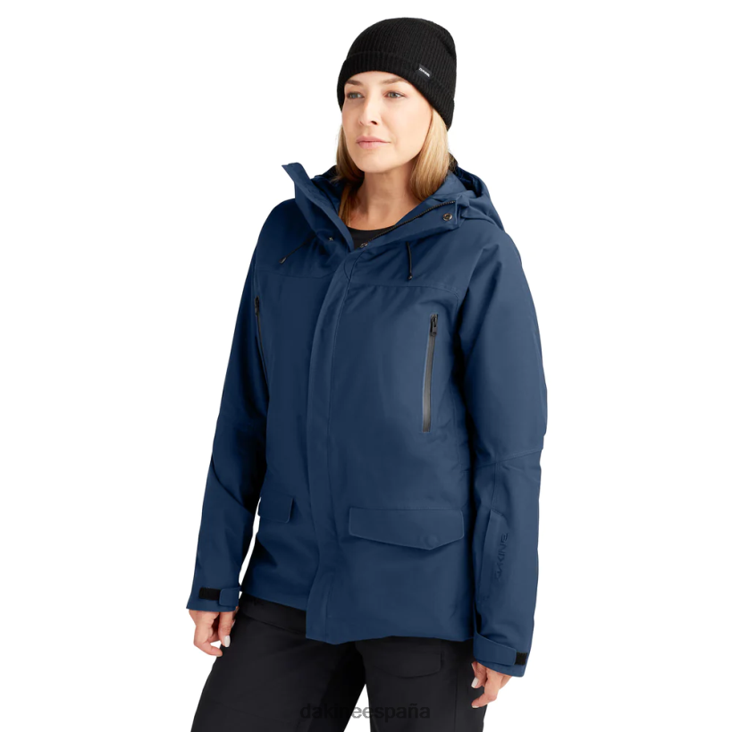 chaqueta con aislamiento 20k azul marino descolorido Dakine unisexo ropa 2VTF0X361 - Image 1