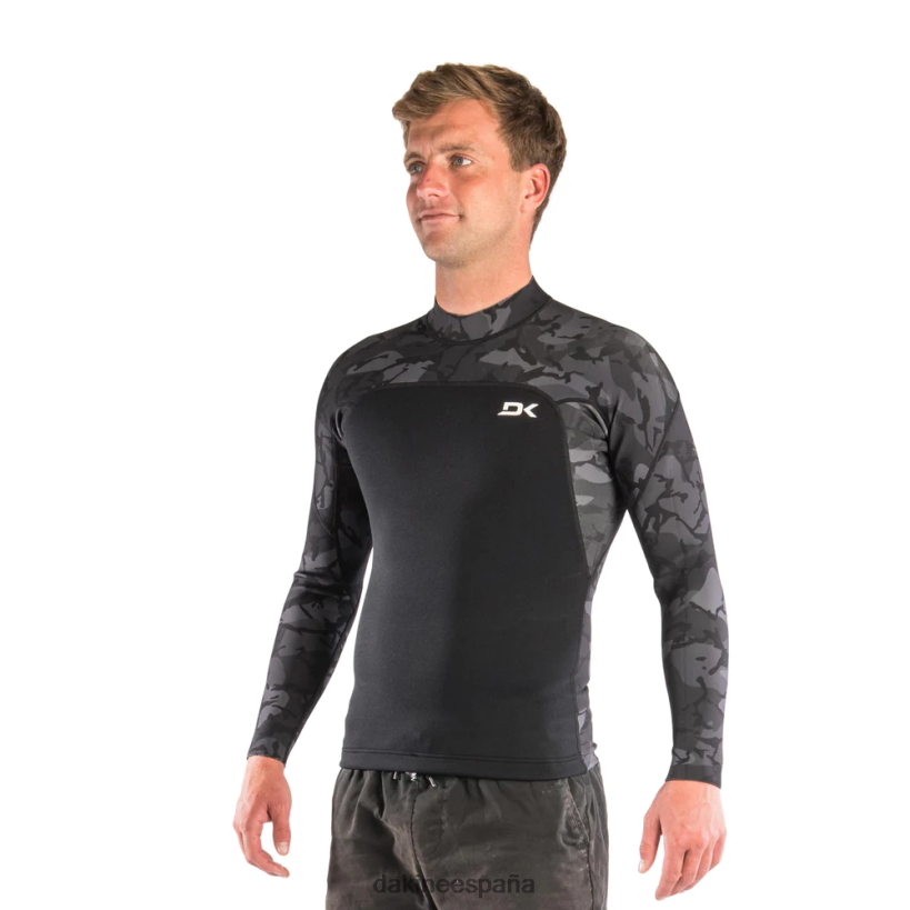 chaqueta cuántica 2/1 mm f/l camuflaje negro/blanco Dakine hombres ropa 2VTF0X97 - Image 3