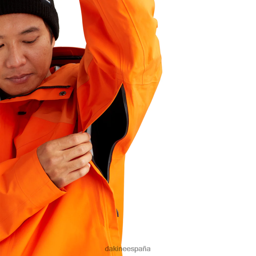 chaqueta stoker gore-tex 3l naranja llama Dakine hombres ropa 2VTF0X1 - Image 6