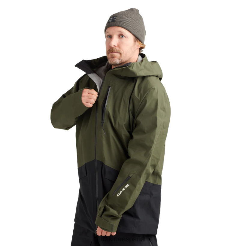 chaqueta stoker gore-tex 3l turba verde Dakine hombres ropa 2VTF0X4 - Image 7
