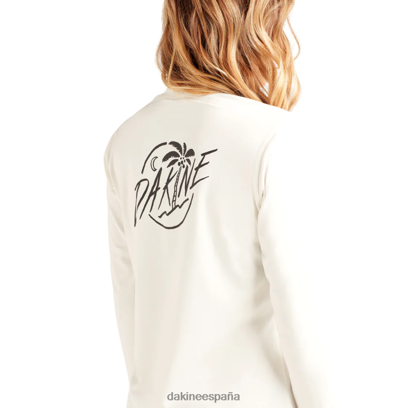 Equipo de lycra de manga larga y corte holgado Mission surfear blanco Dakine mujer ropa 2VTF0X334 - Image 2