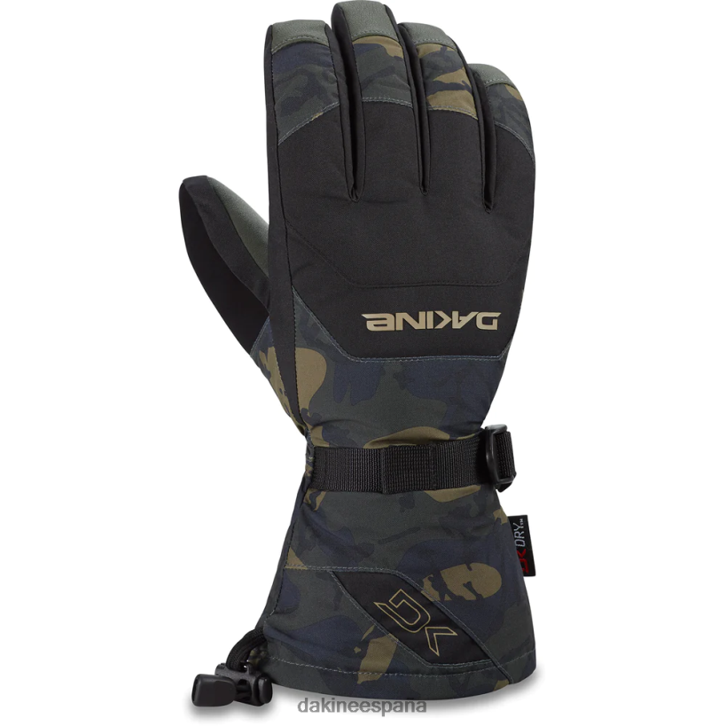 guante de cuero explorador camuflaje en cascada Dakine hombres accesorio 2VTF0X557 - Image 1