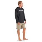 Licra de manga larga con corte holgado Roots negro/blanco surf Dakine hombres ropa 2VTF0X231 - Image 3
