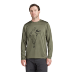 maillot ciclista de manga larga sinclinal canopy verde Dakine hombres ropa 2VTF0X139