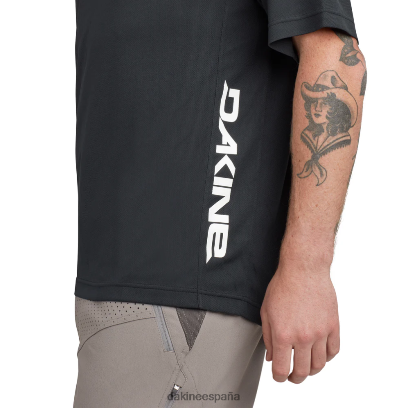 maillot ciclista manga corta thrillium negro/blanco dk Dakine hombres ropa 2VTF0X163 - Image 6