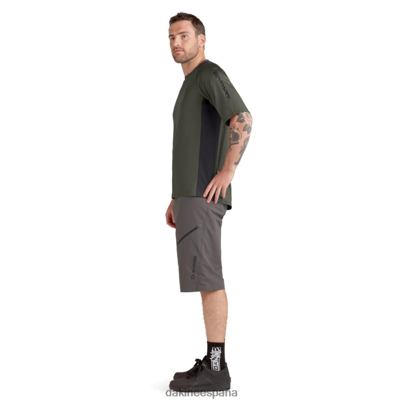 maillot ciclista manga corta vectra turba verde Dakine hombres ropa 2VTF0X171 - Image 4