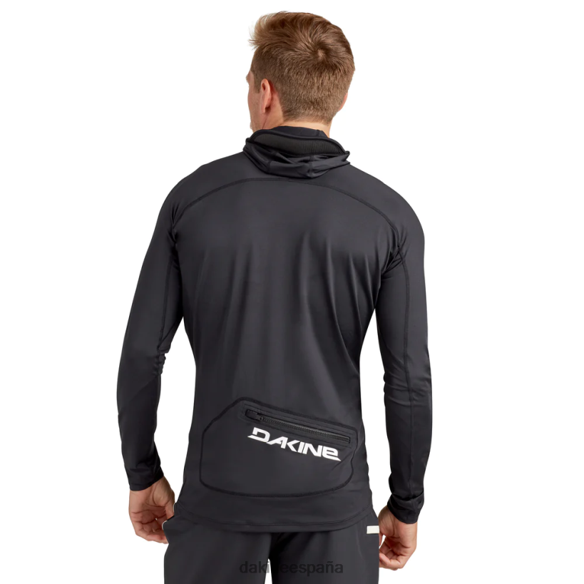 sudadera con capucha de manga larga con ajuste ceñido hd negro Dakine hombres ropa 2VTF0X236 - Image 2