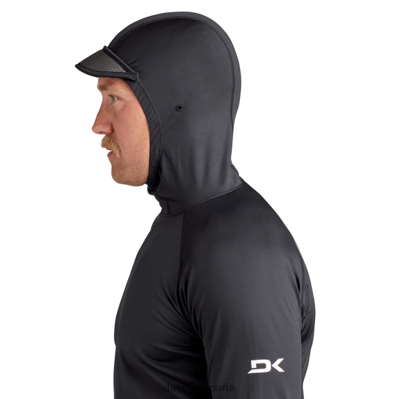 sudadera con capucha de manga larga con ajuste ceñido hd negro Dakine hombres ropa 2VTF0X236 - Image 7