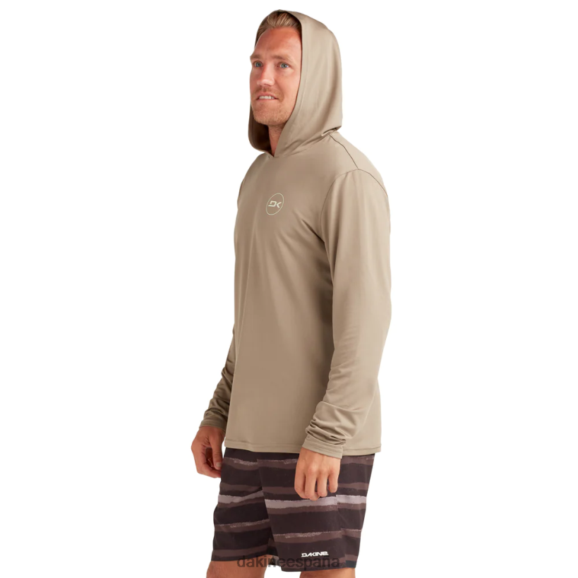 sudadera con capucha de manga larga y corte holgado Mission tierra caqui Dakine hombres ropa 2VTF0X250 - Image 6