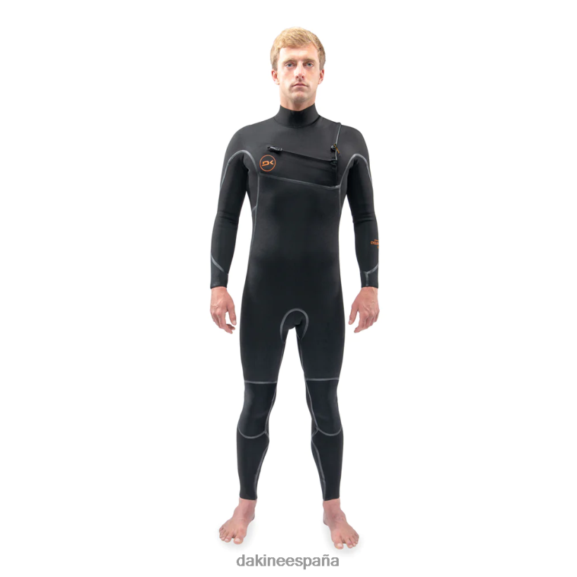 traje de neopreno completo con cremallera en el pecho cyclone 4/3 mm negro Dakine hombres ropa 2VTF0X108 - Image 1