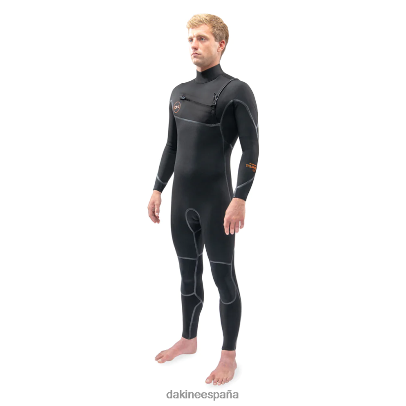 traje de neopreno completo con cremallera en el pecho cyclone 5/4 mm negro Dakine hombres ropa 2VTF0X123 - Image 3