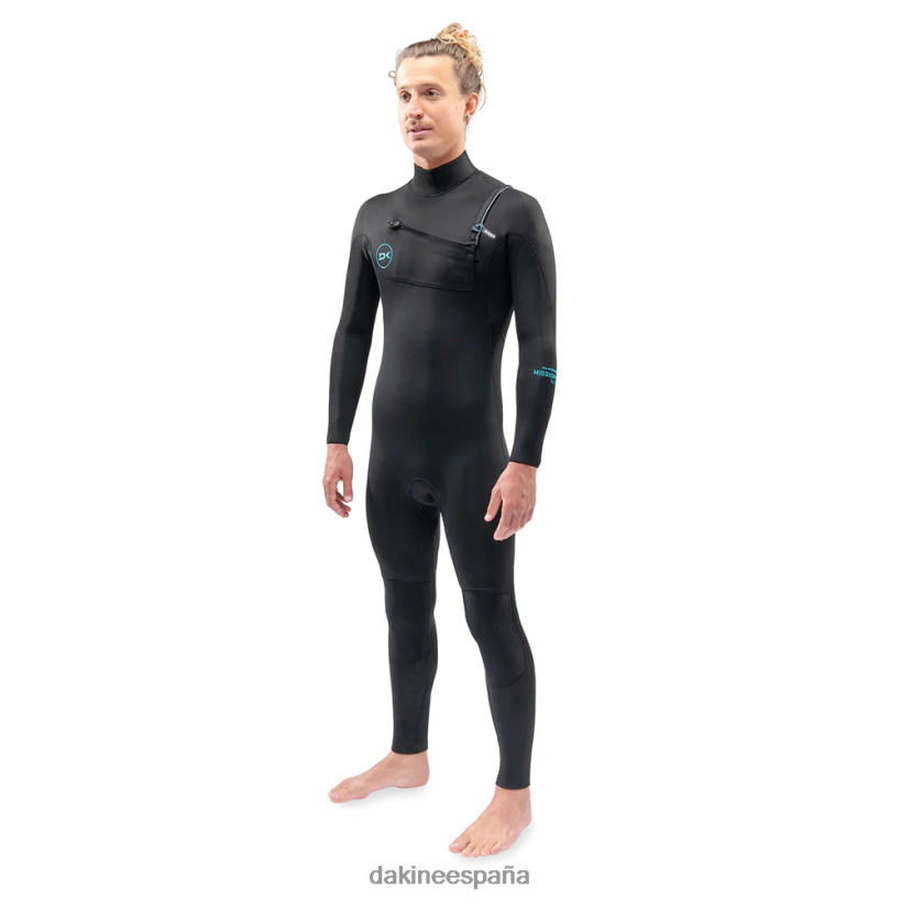 traje de neopreno completo con cremallera en el pecho de misión 3/2 mm negro Dakine hombres ropa 2VTF0X104 - Image 2