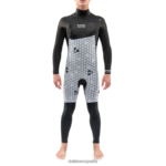 traje de neopreno completo con cremallera en el pecho de misión 4/3 mm negro - 21 Dakine hombres ropa 2VTF0X114 - Image 5