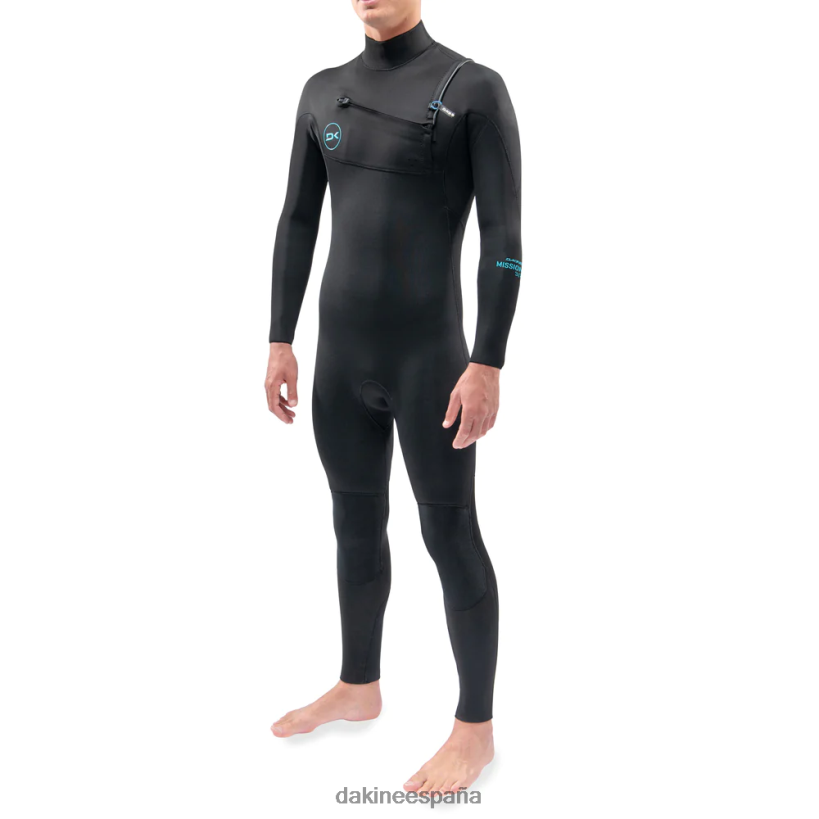 Traje de neopreno completo con cremallera en el pecho Mission 5/4/3mm negro - 21 Dakine hombres ropa 2VTF0X121 - Image 2