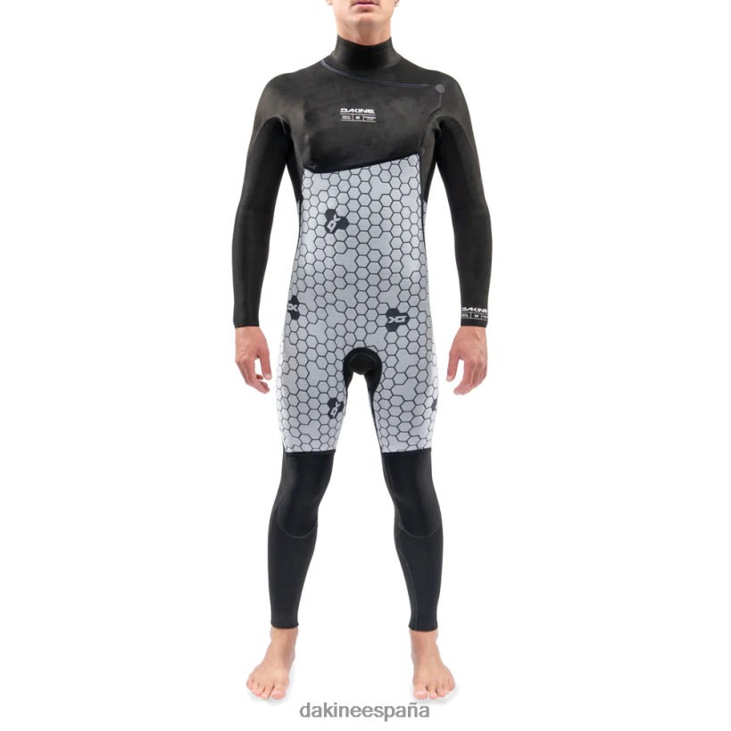 Traje de neopreno completo con cremallera en el pecho Mission 5/4/3mm negro - 21 Dakine hombres ropa 2VTF0X121 - Image 5