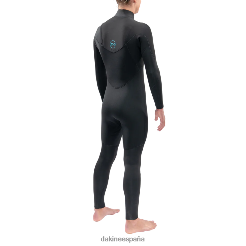 Traje de neopreno completo con cremallera en el pecho Mission 5/4/3mm negro Dakine hombres ropa 2VTF0X120 - Image 4