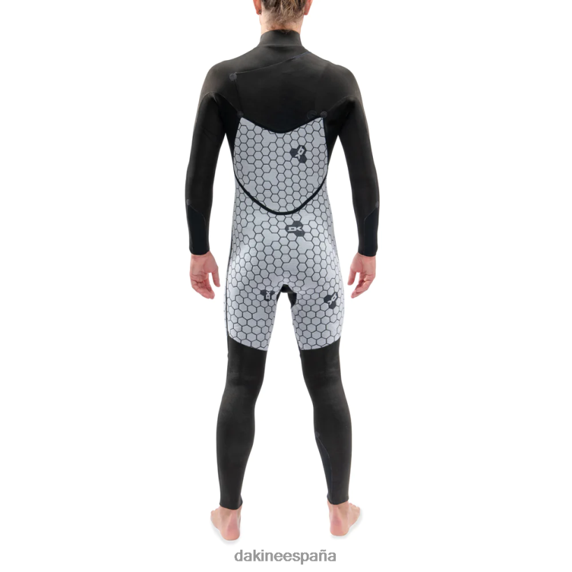 Traje de neopreno completo con cremallera en el pecho Mission 5/4/3mm negro Dakine hombres ropa 2VTF0X120 - Image 6