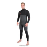 Traje de neopreno completo con cremallera en el pecho Renegade Wind 3/2 mm negro Dakine hombres ropa 2VTF0X127 - Image 2