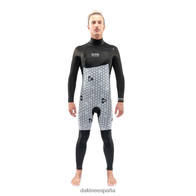 Traje de neopreno completo con cremallera en el pecho Renegade Wind 3/2 mm negro Dakine hombres ropa 2VTF0X127 - Image 5
