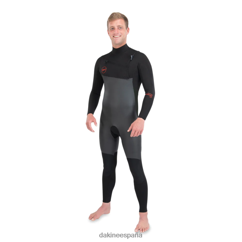 Traje de neopreno completo con cremallera en el pecho Renegade Wind 5/4/3 mm negro Dakine hombres ropa 2VTF0X110 - Image 3