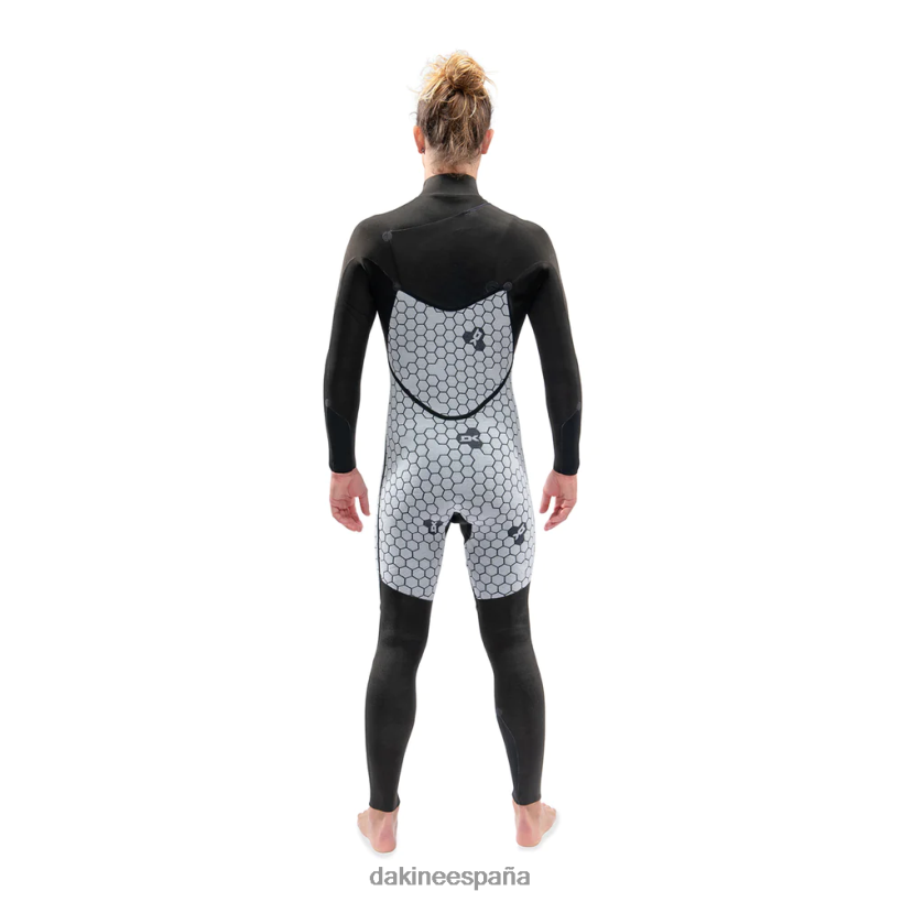 Traje de neopreno completo con cremallera en el pecho Renegade Wind 5/4/3 mm negro Dakine hombres ropa 2VTF0X110 - Image 6