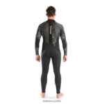 Traje de neopreno completo con cremallera trasera Quantum 3/2 mm f/l camuflaje negro/blanco Dakine hombres ropa 2VTF0X112 - Image 2