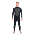 Traje de neopreno completo con cremallera trasera Quantum 3/2 mm f/l Gris oscuro Dakine hombres ropa 2VTF0X111