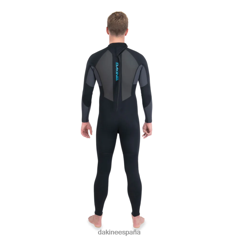 Traje de neopreno completo con cremallera trasera Quantum 3/2 mm f/l Gris oscuro Dakine hombres ropa 2VTF0X111 - Image 3
