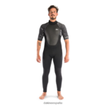 Traje de neopreno completo de manga corta con cremallera trasera Quantum 2/2 mm f/l camuflaje negro/blanco Dakine hombres ropa 2VTF0X118