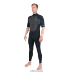 Traje de neopreno completo de manga corta con cremallera trasera Quantum 2/2 mm f/l Gris oscuro Dakine hombres ropa 2VTF0X117 - Image 2