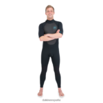 Traje de neopreno completo de manga corta con cremallera trasera Quantum 2/2 mm f/l Gris oscuro Dakine hombres ropa 2VTF0X117