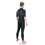 Traje de neopreno completo de manga corta con cremallera trasera Quantum 2/2 mm f/l Gris oscuro Dakine hombres ropa 2VTF0X117 - Image 4
