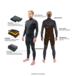 traje de neopreno completo sin cremallera cyclone 3/2 mm negro Dakine hombres ropa 2VTF0X90 - Image 7