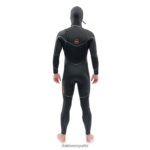 traje de neopreno con capucha y cremallera en el pecho ciclón 4/3 mm negro Dakine hombres ropa 2VTF0X124 - Image 2